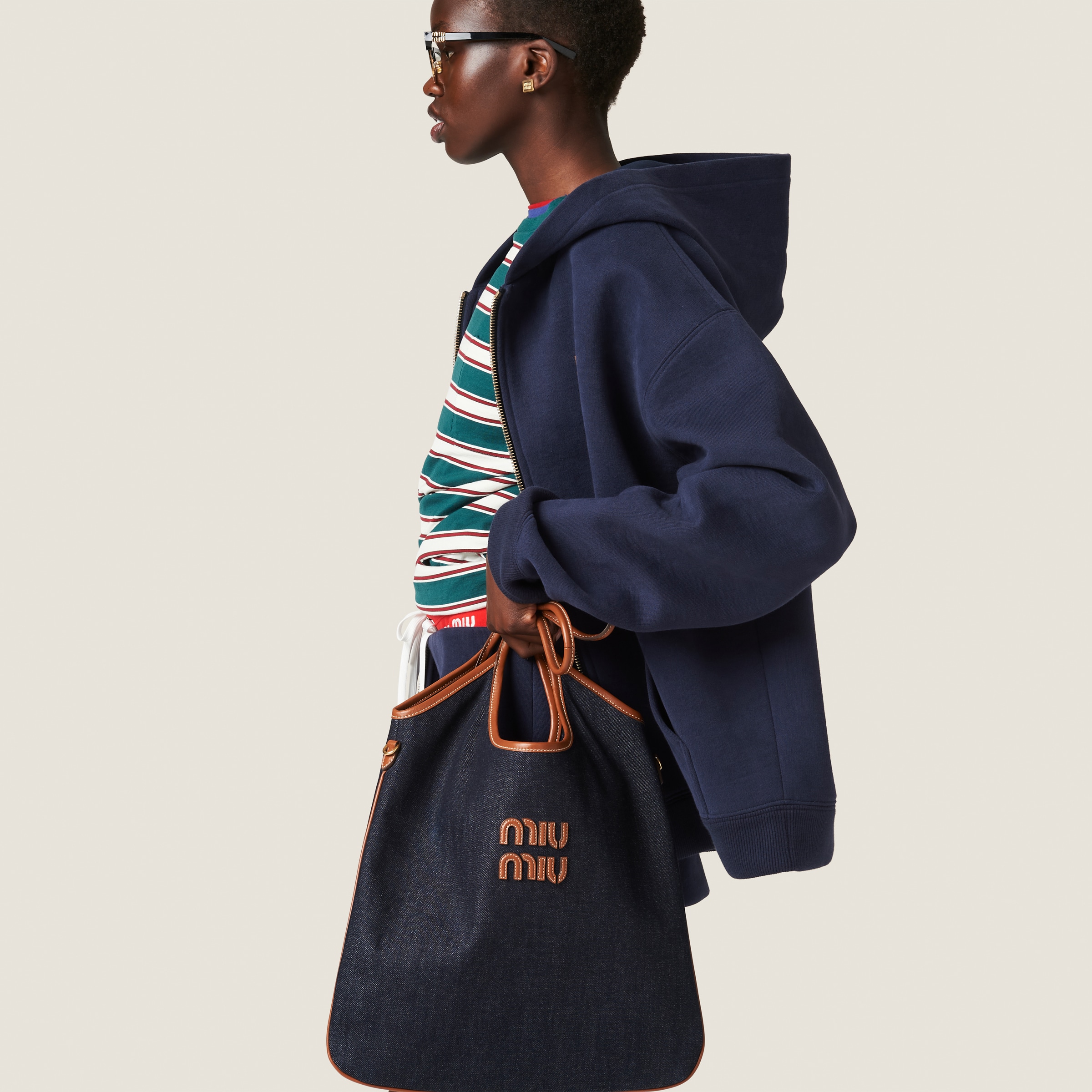 MIU MIU - miumiu 日本限定 百貨店店舗限定 デニムバッグの通販