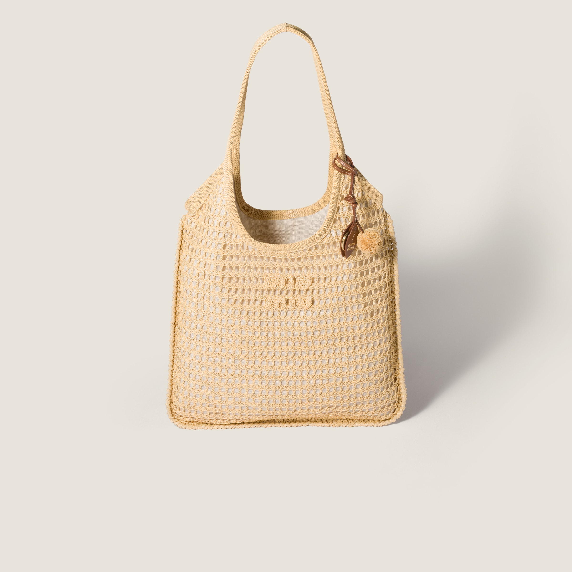 Ivy raffia crochet bag from Miu Miu - $2,350