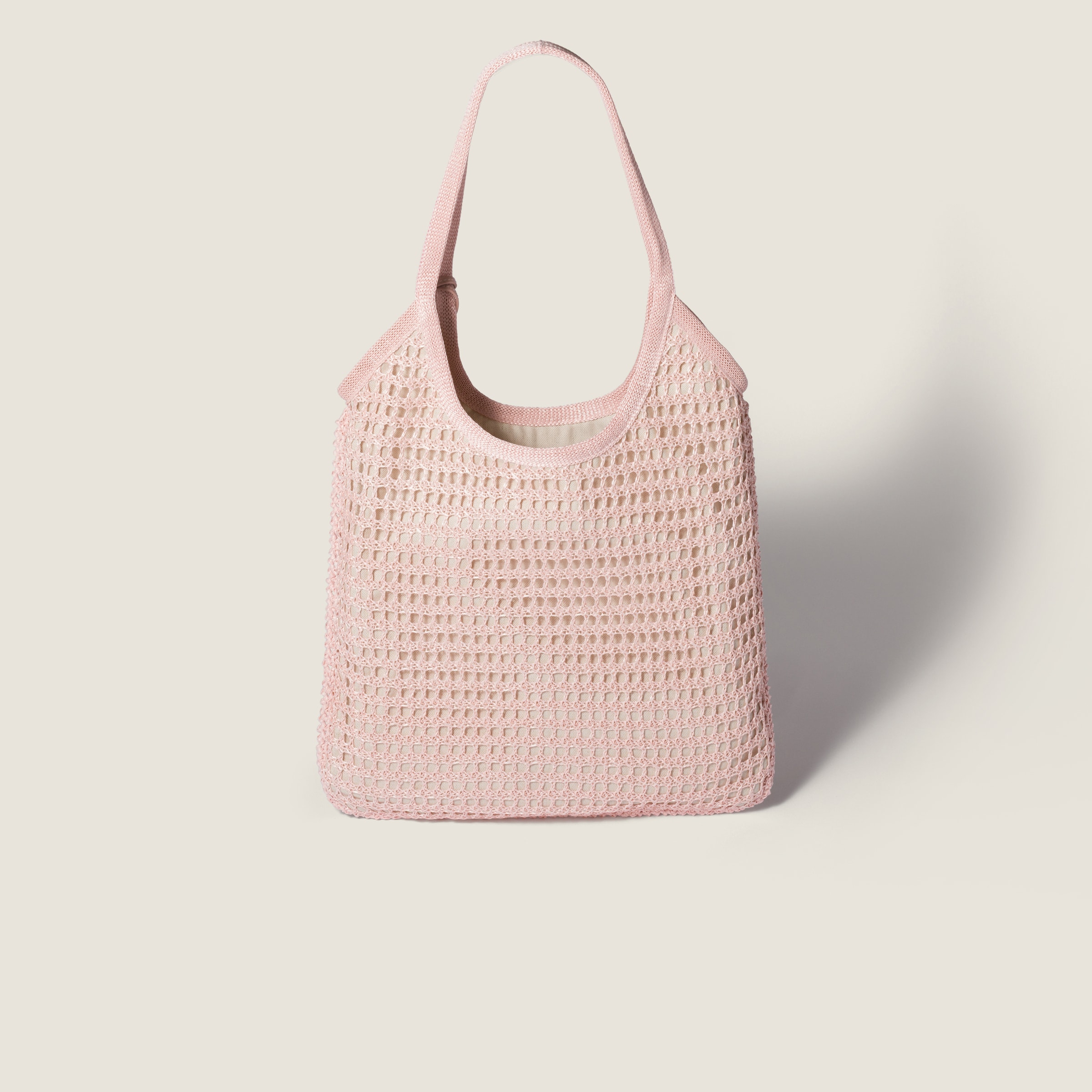 Orchid Pink Ivy Raffia Crochet Bag | Miu Miu - United States