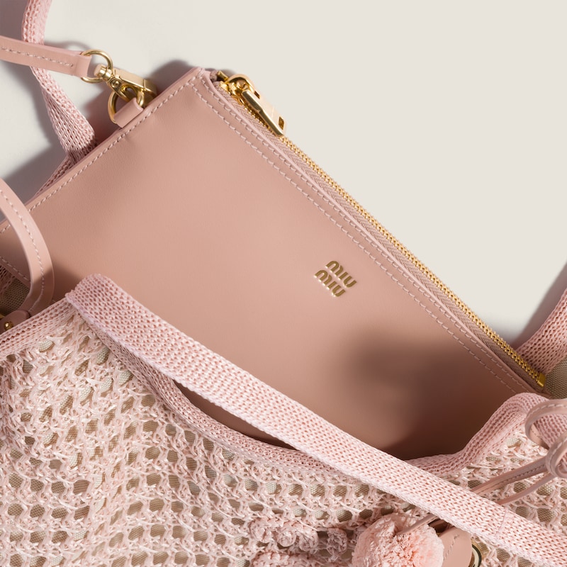 Borsa Ivy in rafia crochet