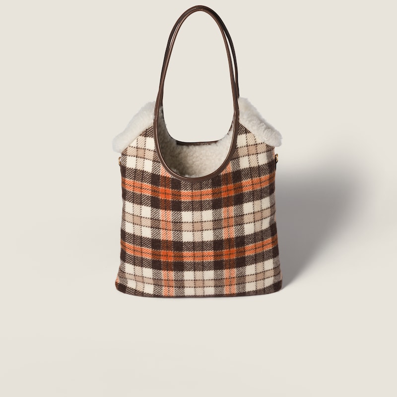 Ivy格纹和羊羔毛包袋