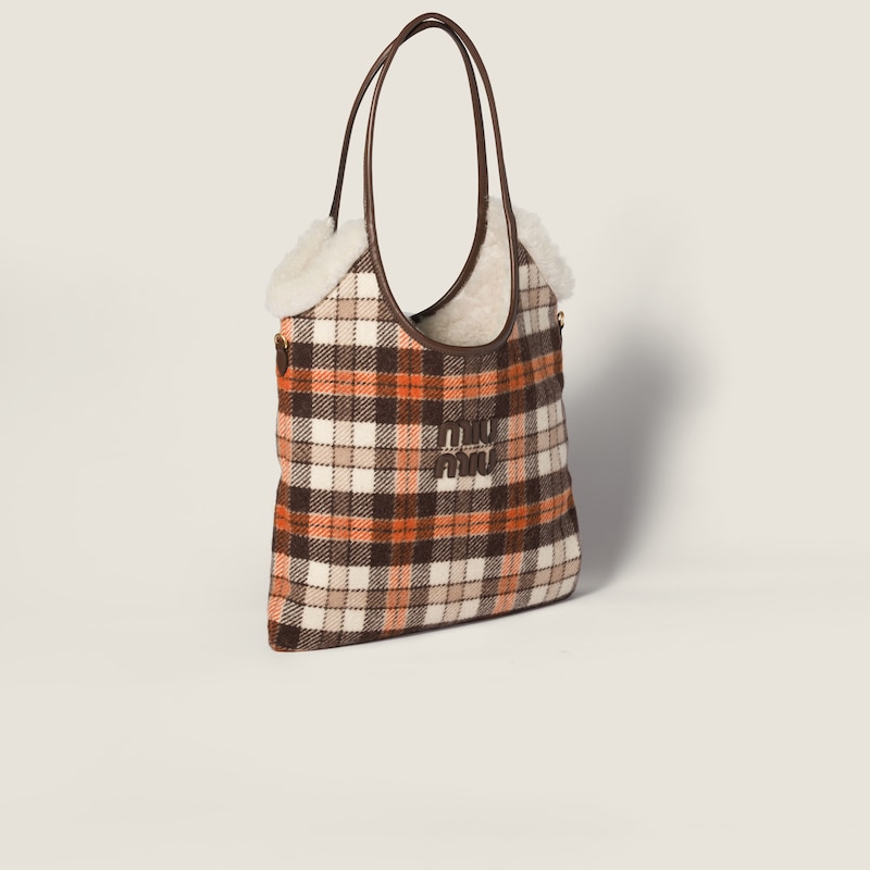 Ivy格纹和羊羔毛包袋
