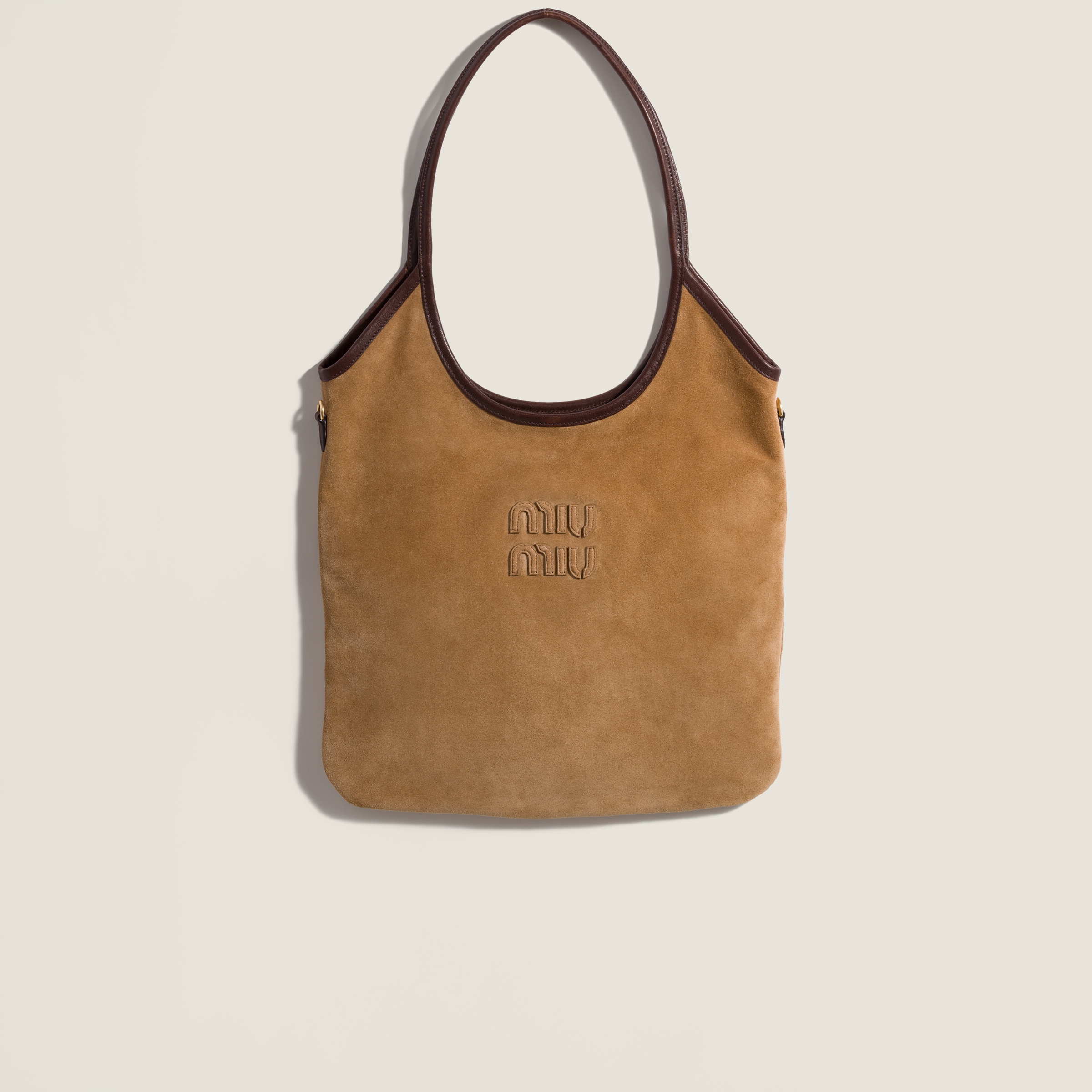 Miu Miu Ivy suede tote bag