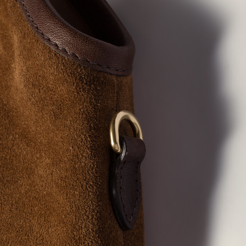 Ivy suede tote bag