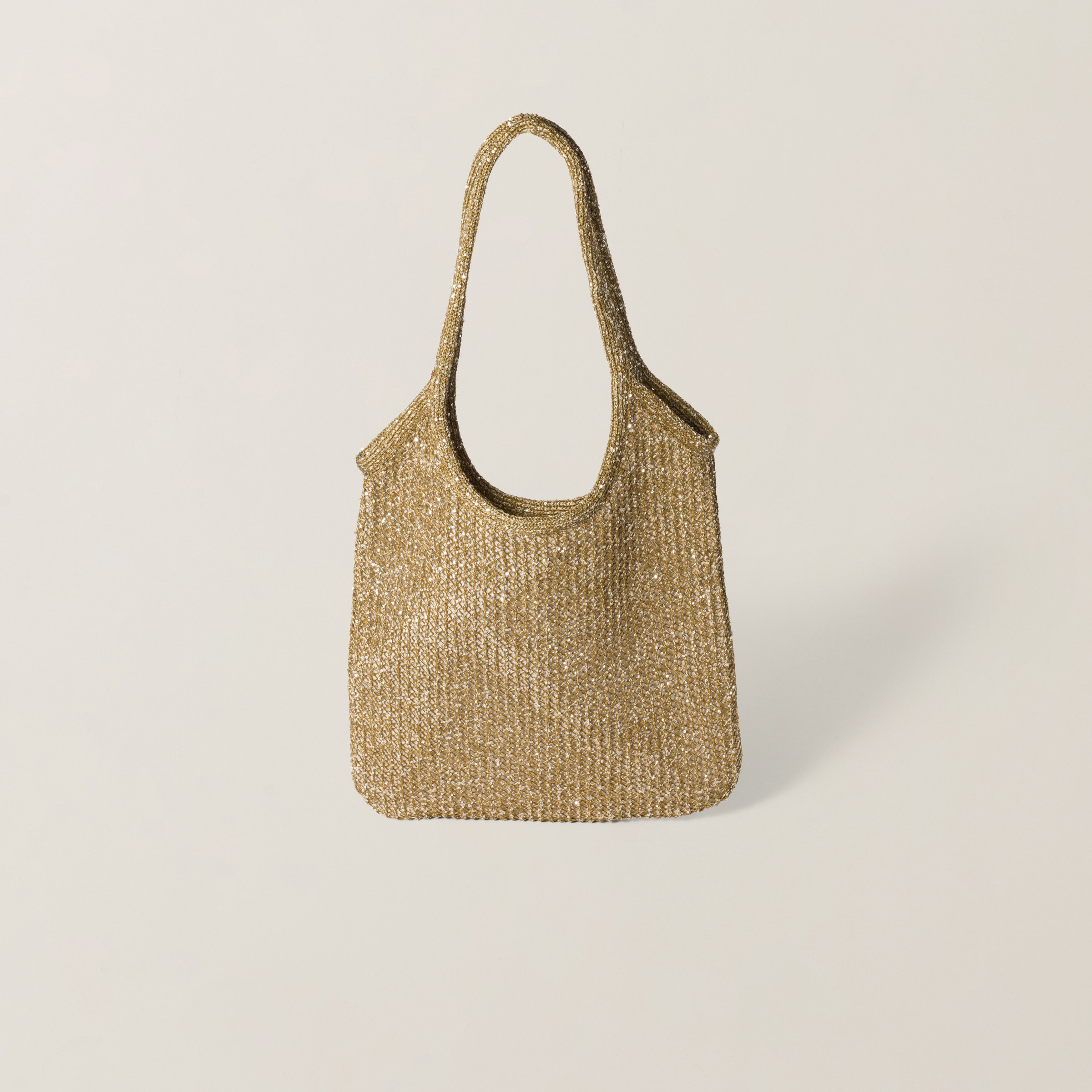 Tundra Ivy Sequin Mesh Bag | Miu Miu