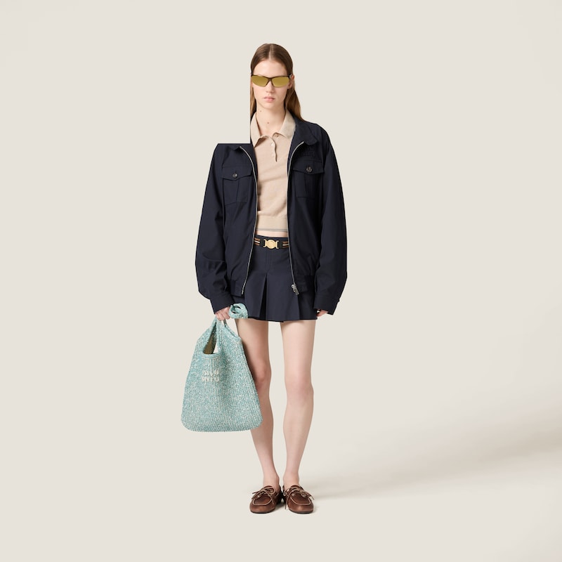 Bolsa IVY em malha com lantejoulas