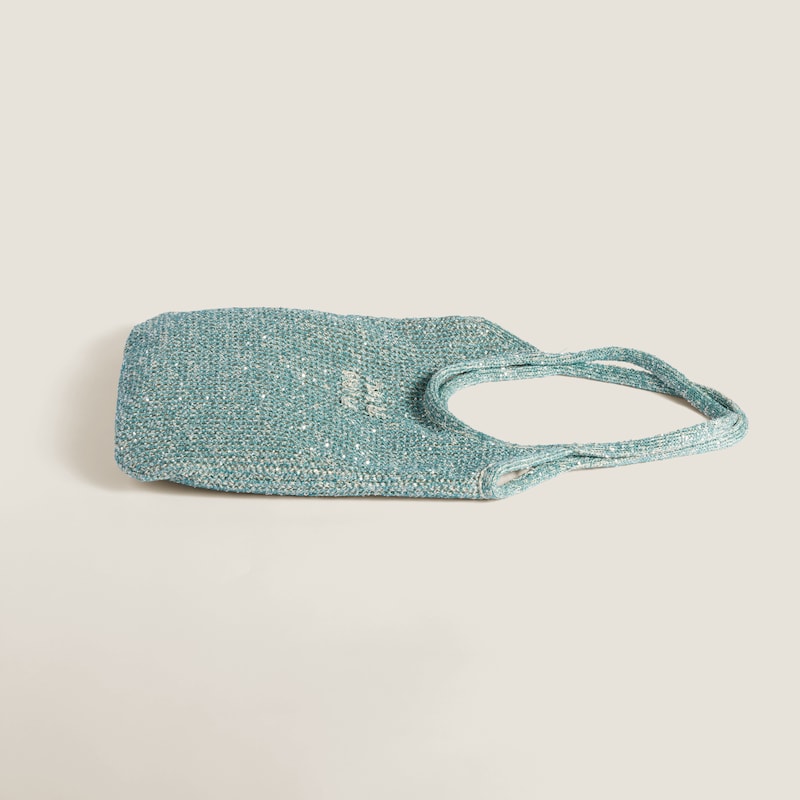 Bolsa IVY em malha com lantejoulas