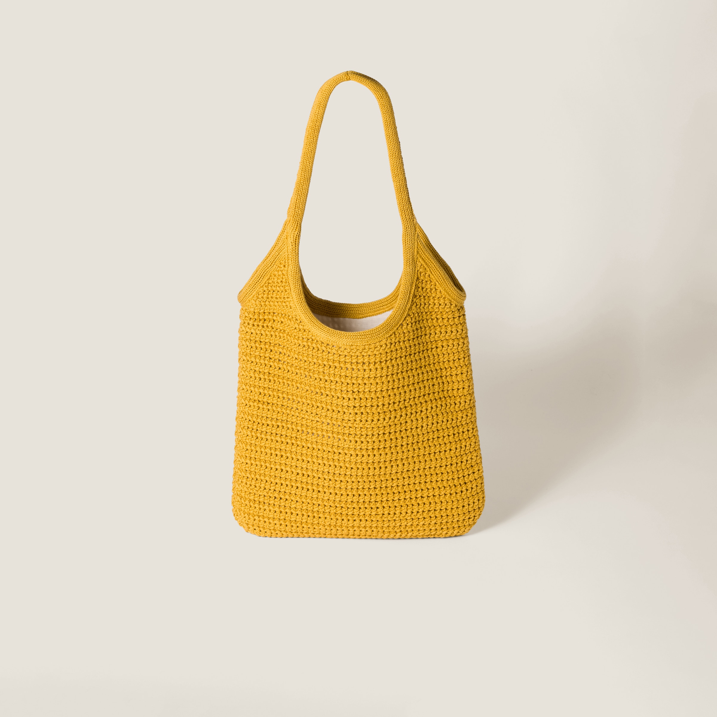Miu Miu Ivy Raffia-effect Woven Tote Bag