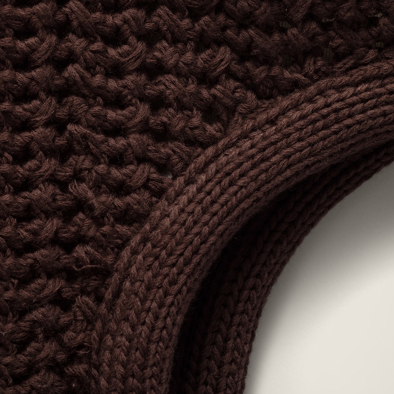 Bolsa tote IVY trançada com efeito ráfia