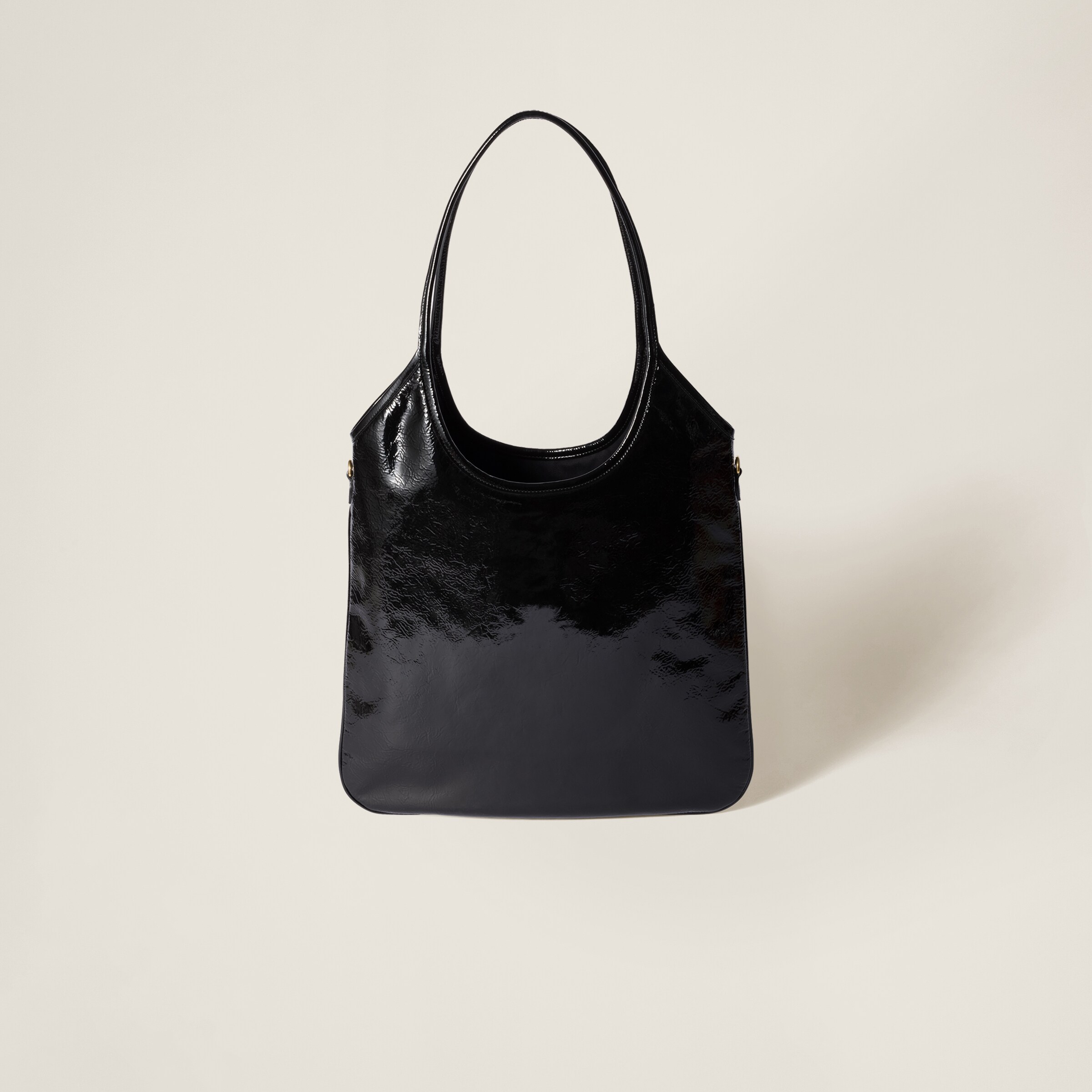 ◆送込◆【MIU MIU】IVY*naplak*レザーバッグ Black Ivy Naplak Patent Leather Bag | Miu Miu