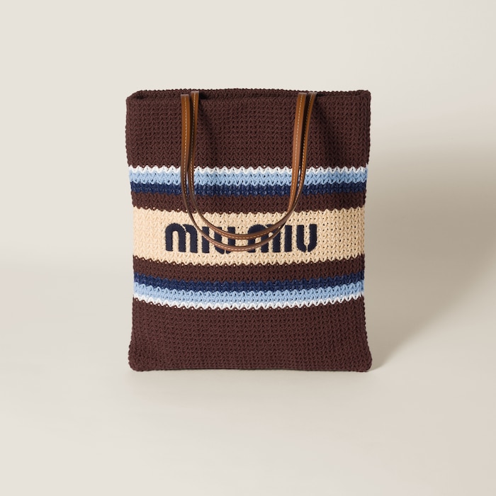 トートバッグ MIU MIU Women Bags 5BB117MON2CRW Brown Miu Miu Aventure Leather Tote Bag | Brown | FARFETCH