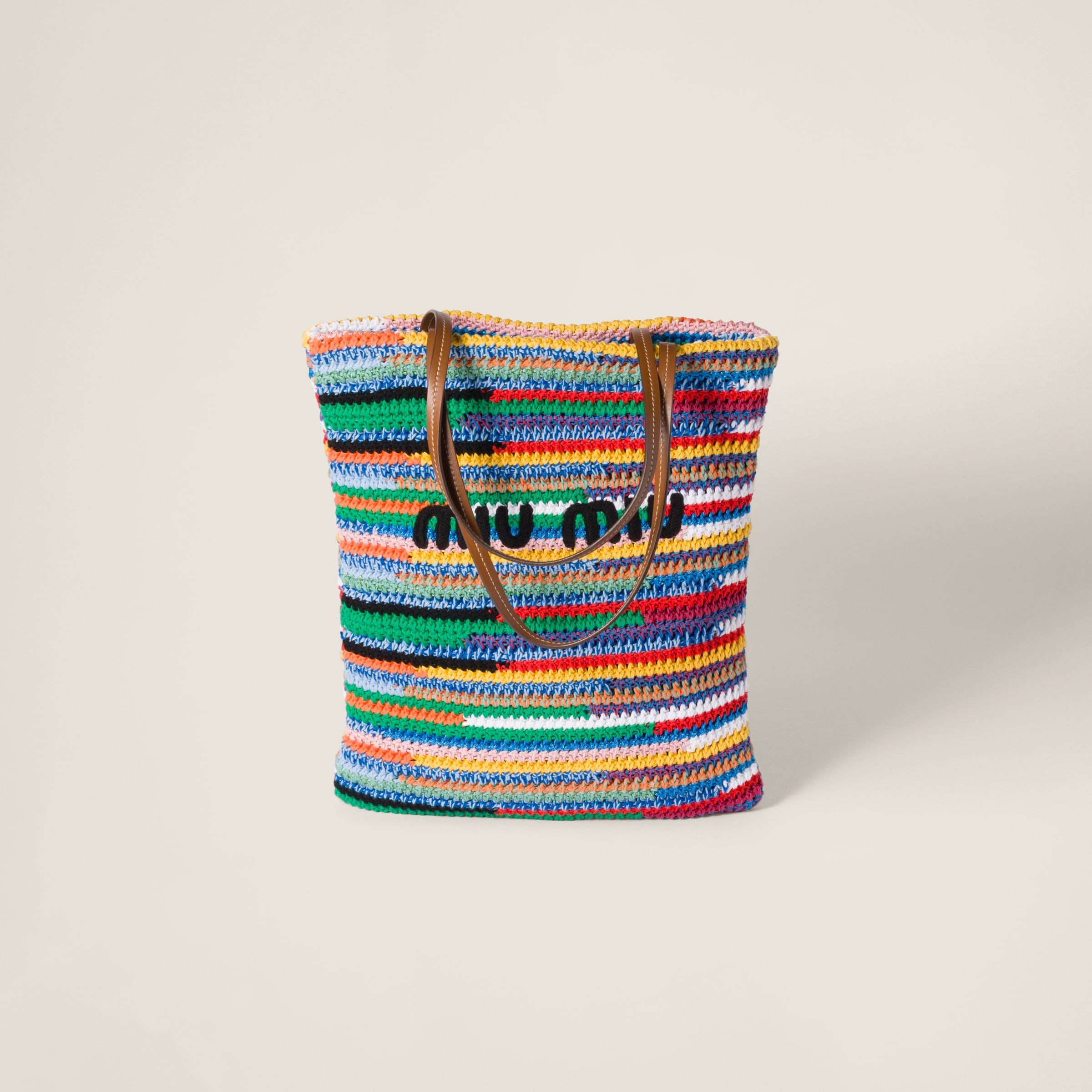 MIU MIU CROCHET TOTE BAG