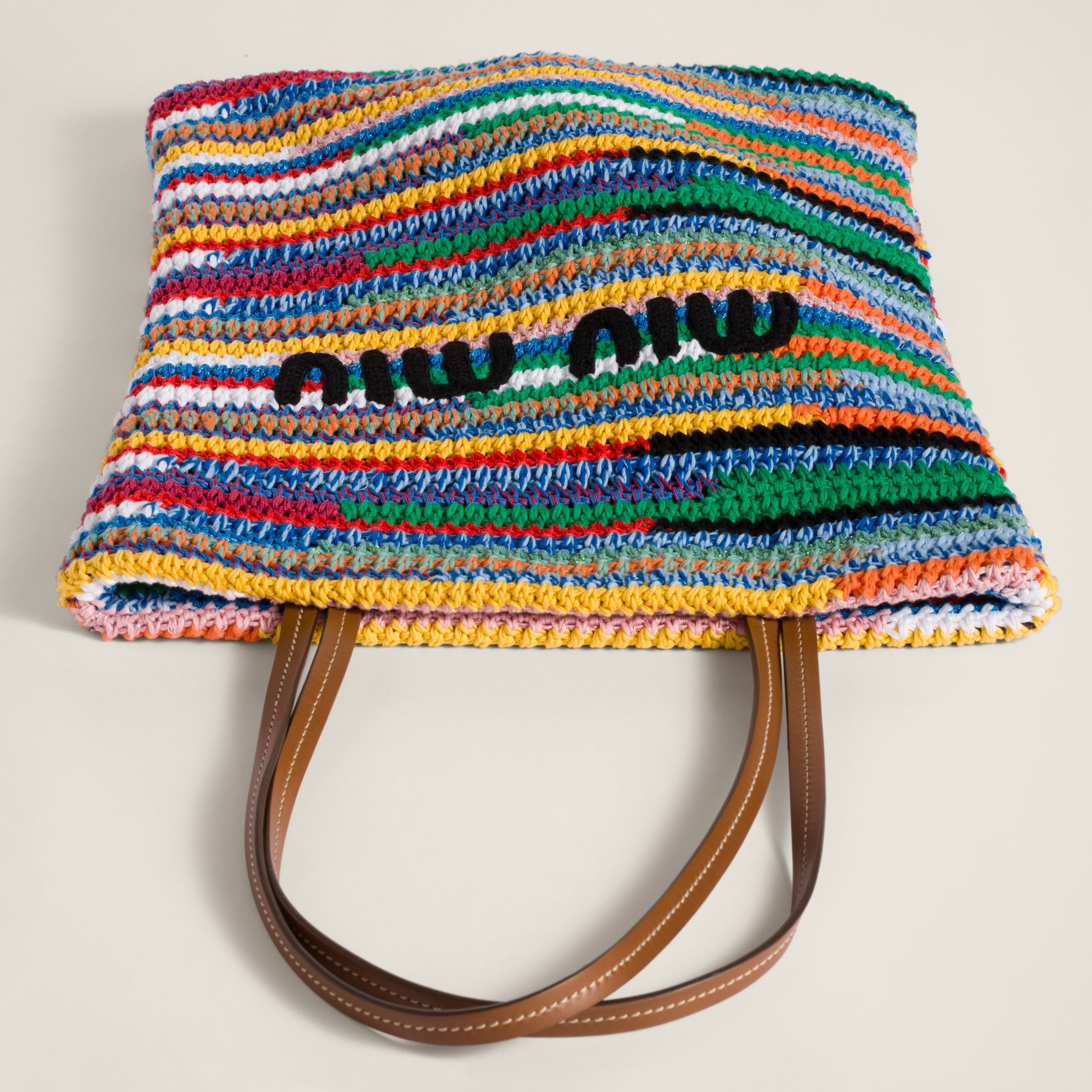 MIU MIU CROCHET TOTE BAG