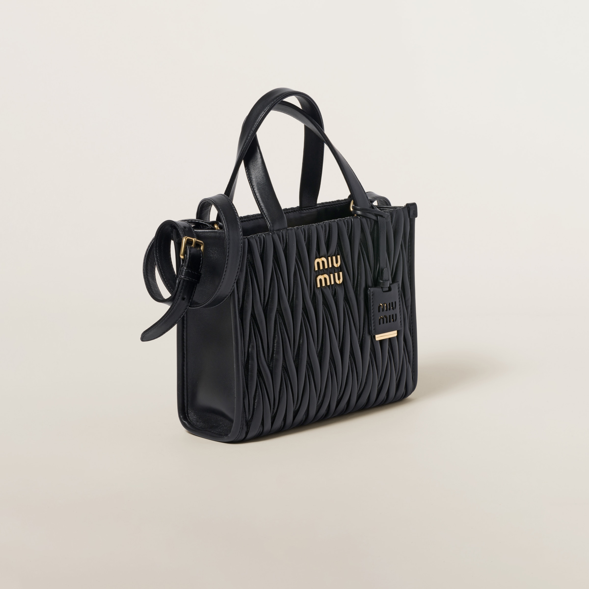 Miu miu best sale matelasse tote bag