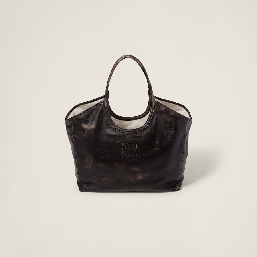 Miu miu tote bag black discount
