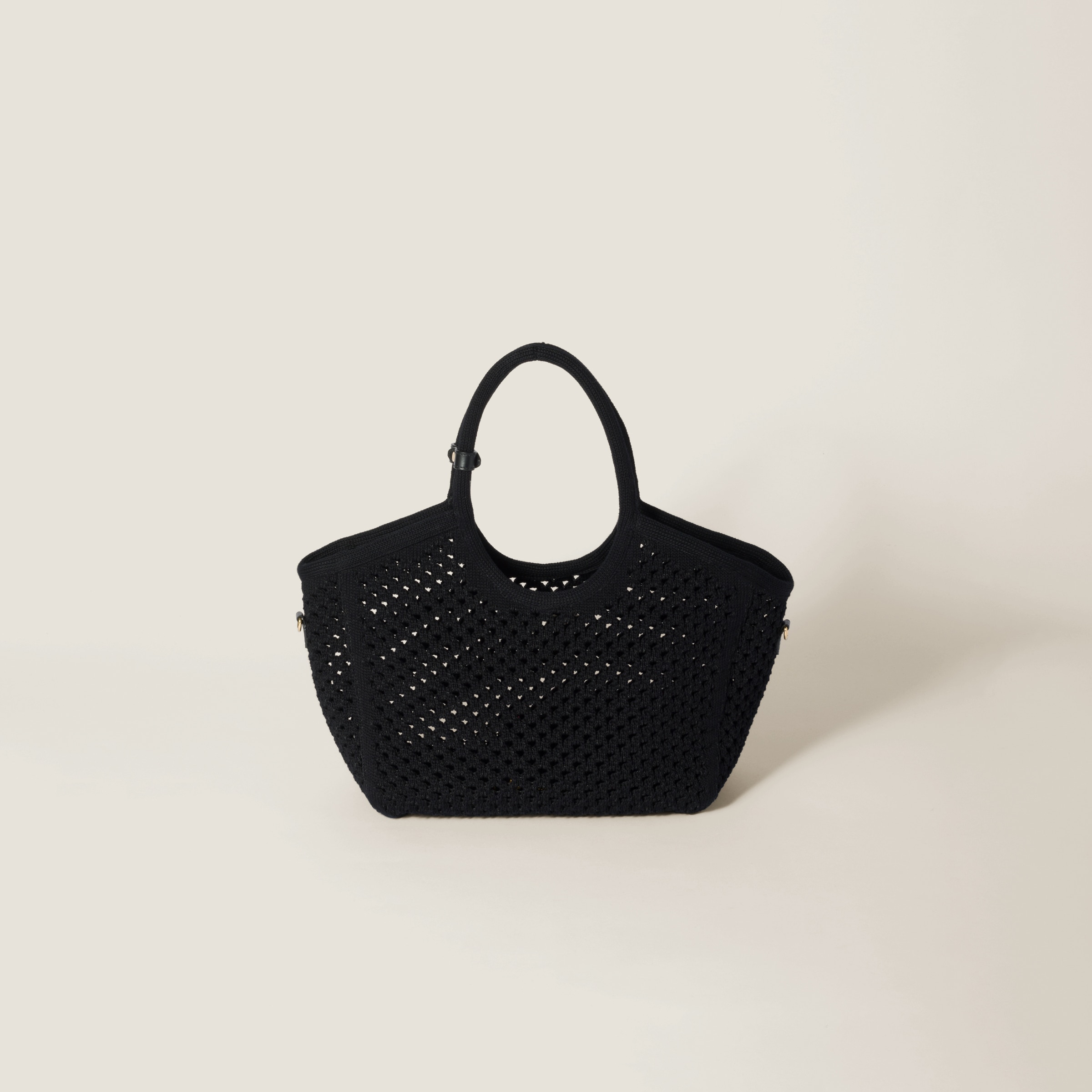 Miu Miu Ivy Cotton Mesh Tote Bag