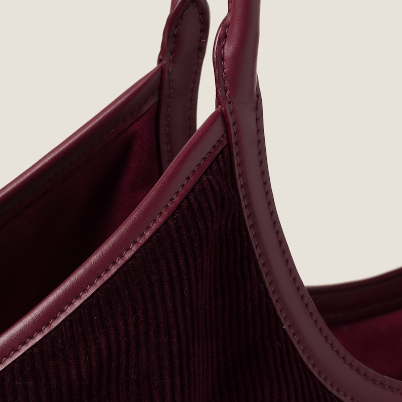 Cabas IVY en velours côtelé