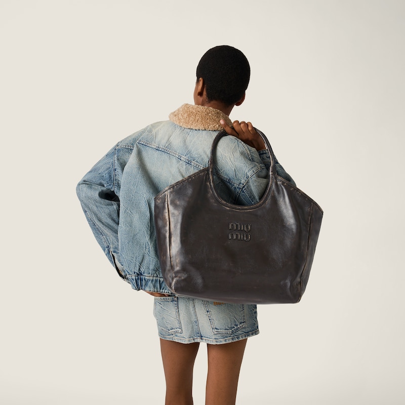 IVY leather tote bag