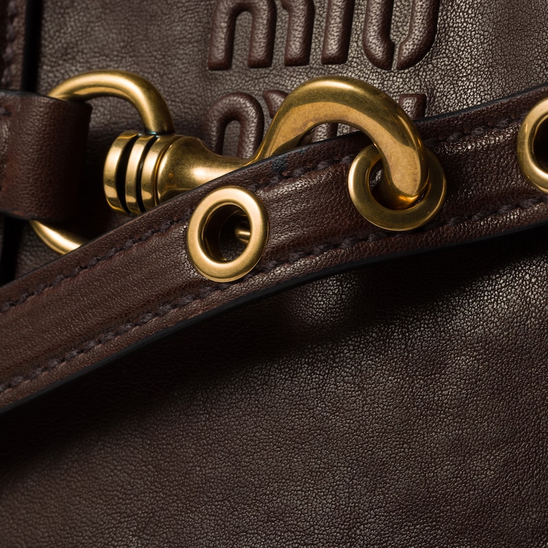 Sac Aventure en cuir nappa