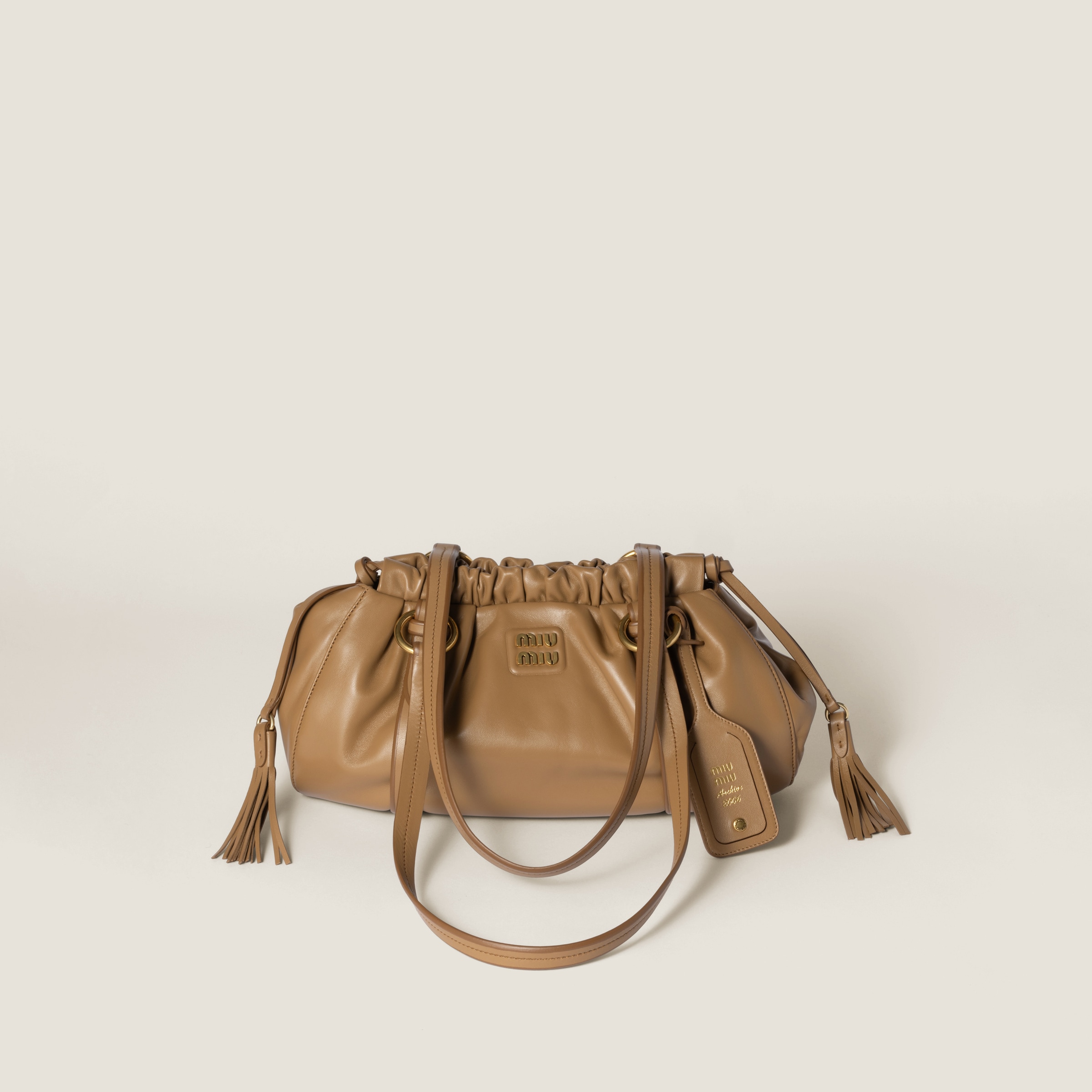ハンドバッグ MIU MIU 5BG306_2CSW JOIE NAPPA LEATHER BAG Briarwood Joie Nappa Leather Bag | Miu Miu