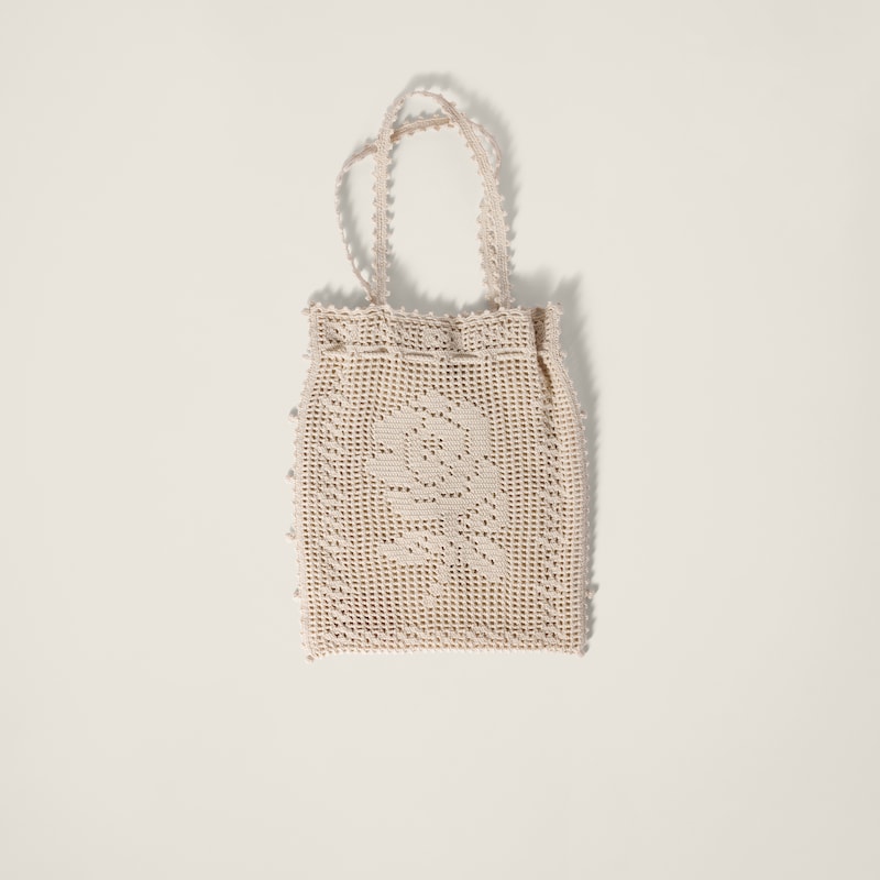 Bolsa em crochê de algodão