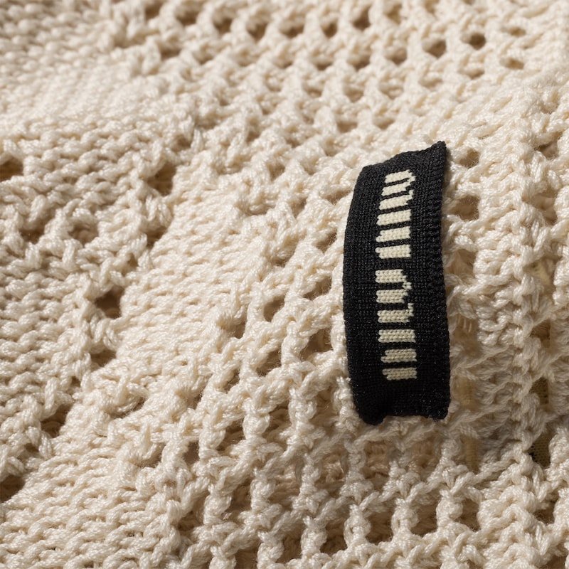 Cotton crochet tote bag