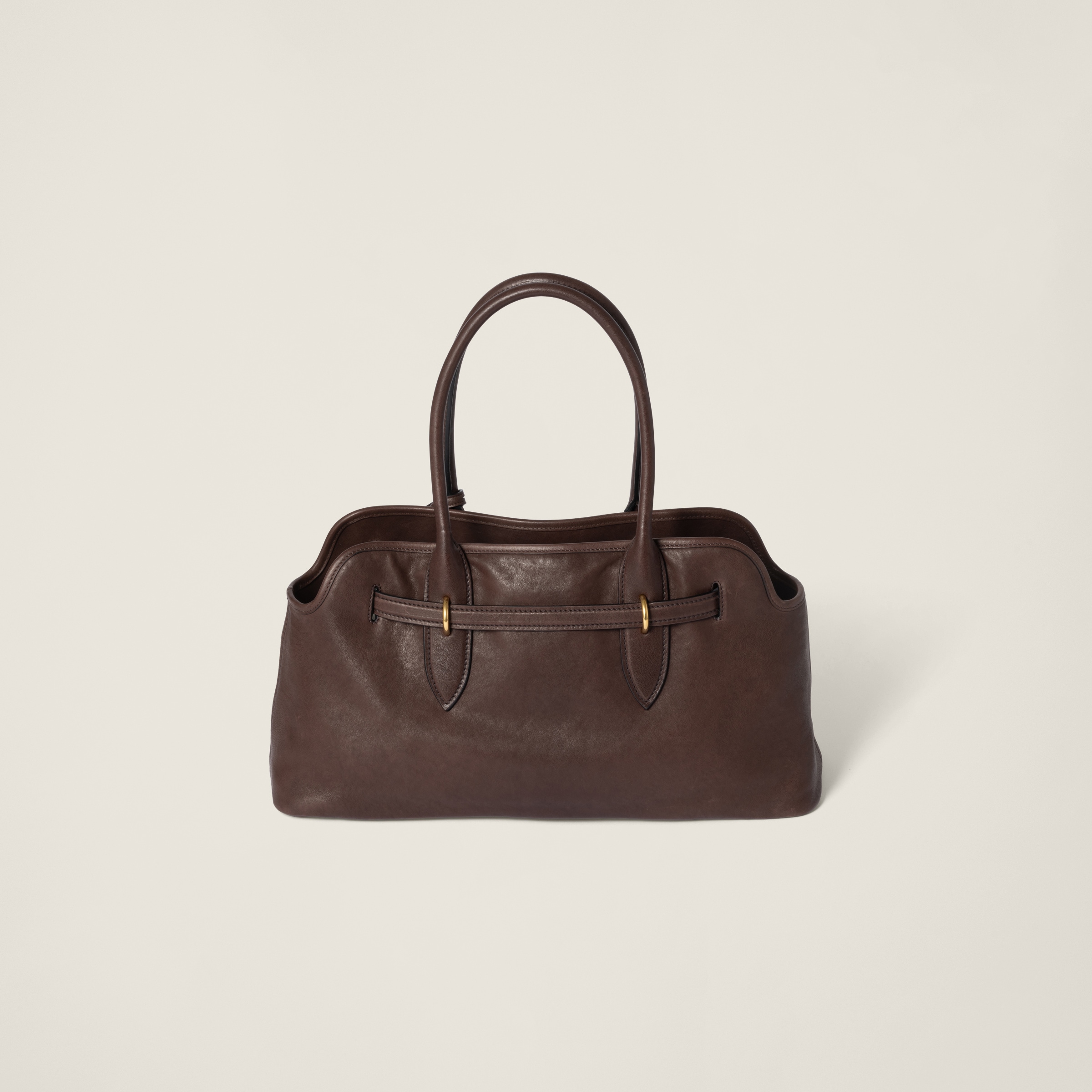 Long Strap Briarwood Leather Bag