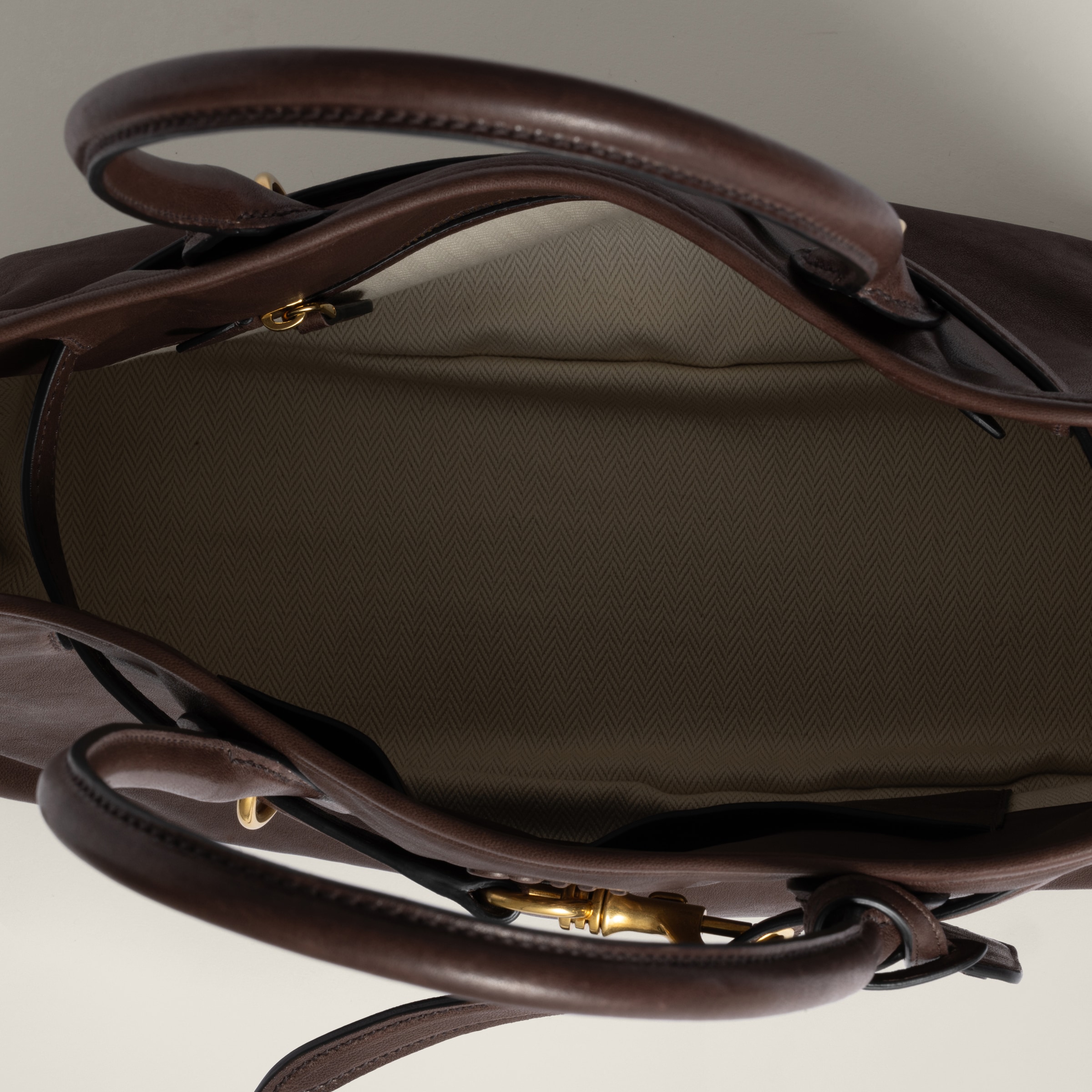 Miu Miu Aventure Nappa Leather Bag In Briarwood
