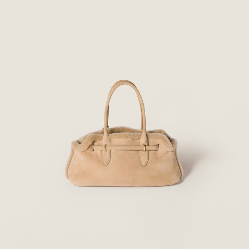 Aventure shearling tote bag