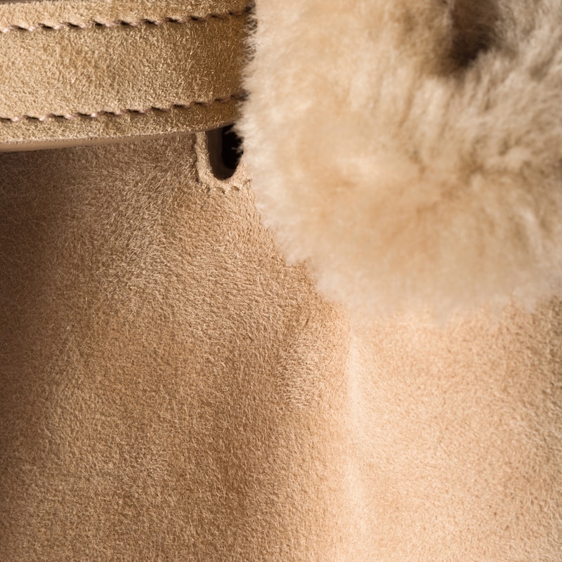 Aventure shearling tote bag