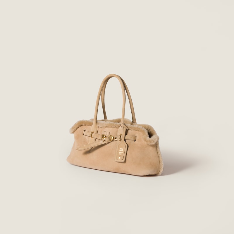 Aventure shearling tote bag