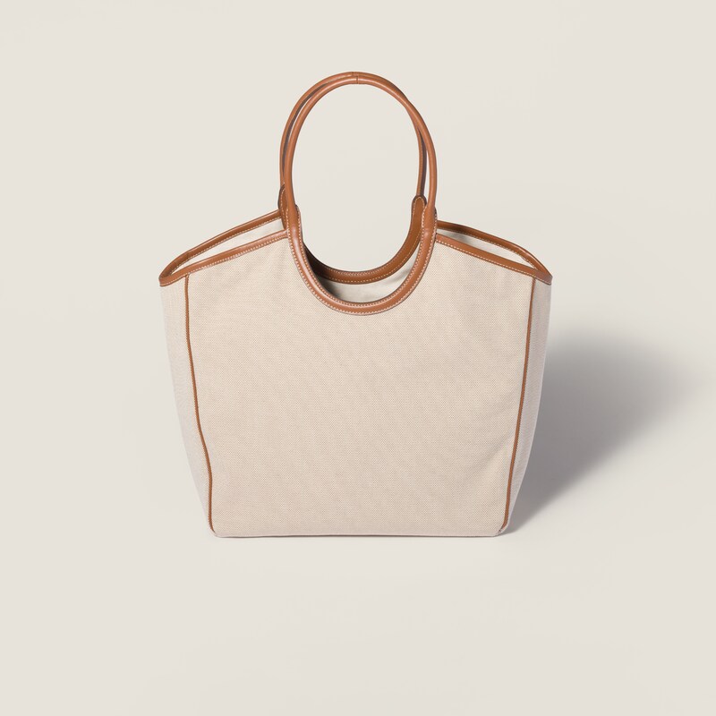 Borsa Ivy in canvas e pelle