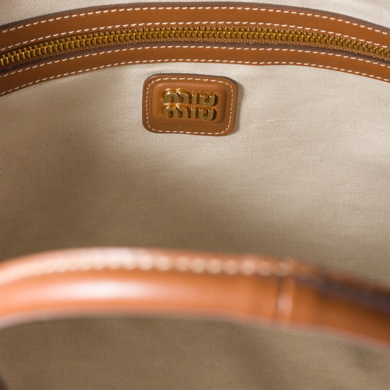 Borsa Ivy in canvas e pelle