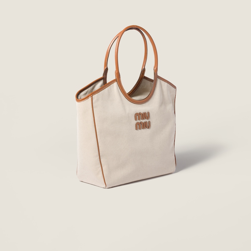 Borsa Ivy in canvas e pelle