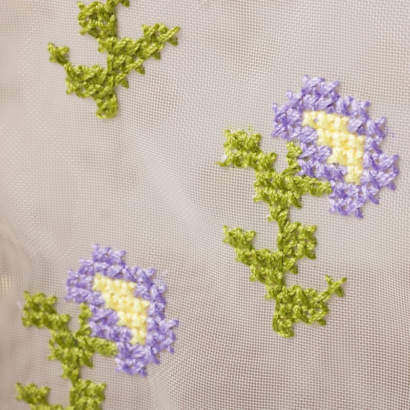 刺繍メッシュ トートバッグ