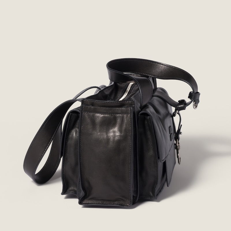 Utilitaire nappa leather shopping bag