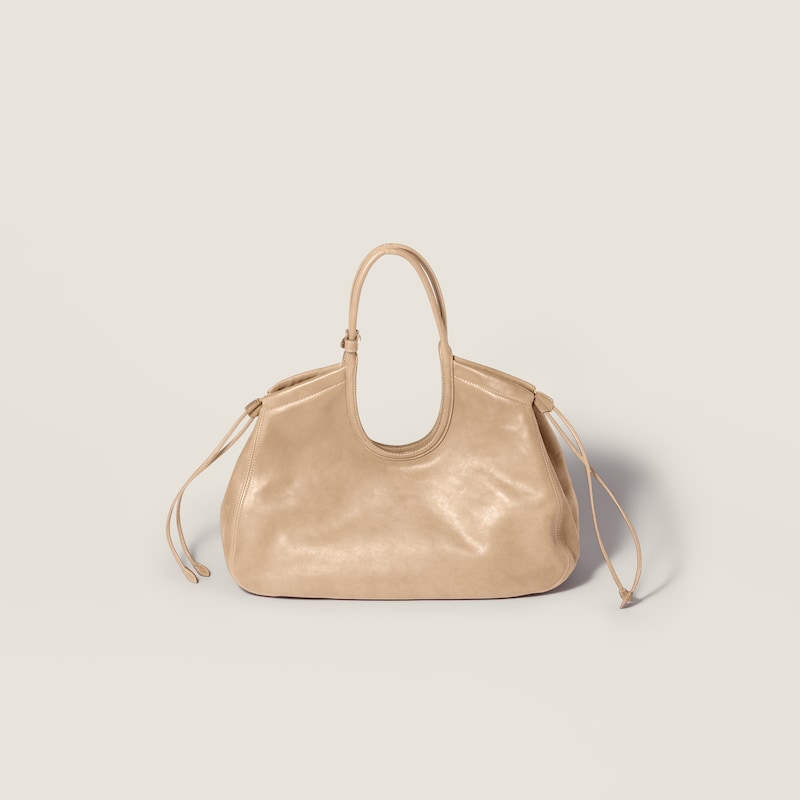 Ivy nappa leather shopping bag