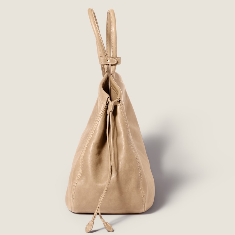 Ivy nappa leather shopping bag