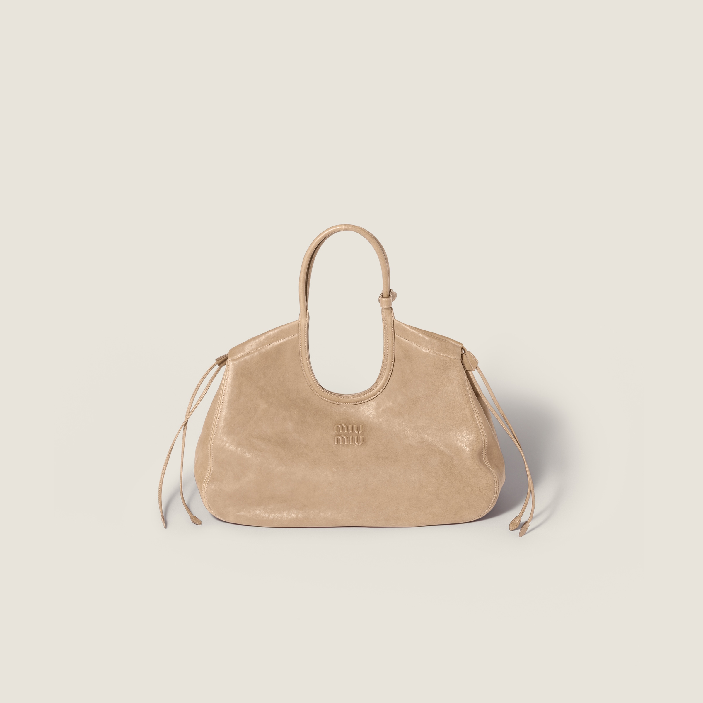 Ivy nappa leather shopping bag