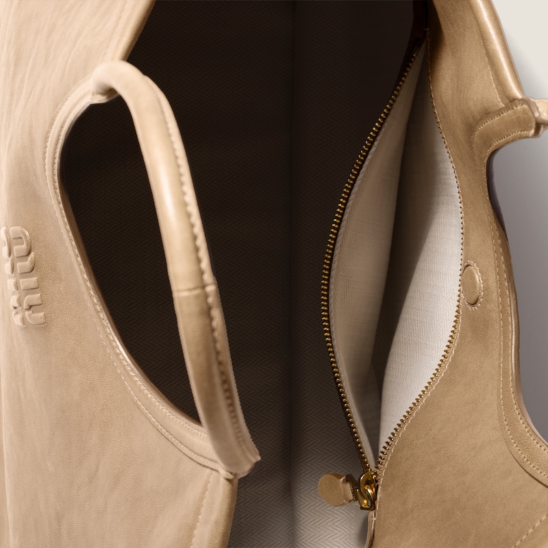 Ivy nappa leather shopping bag