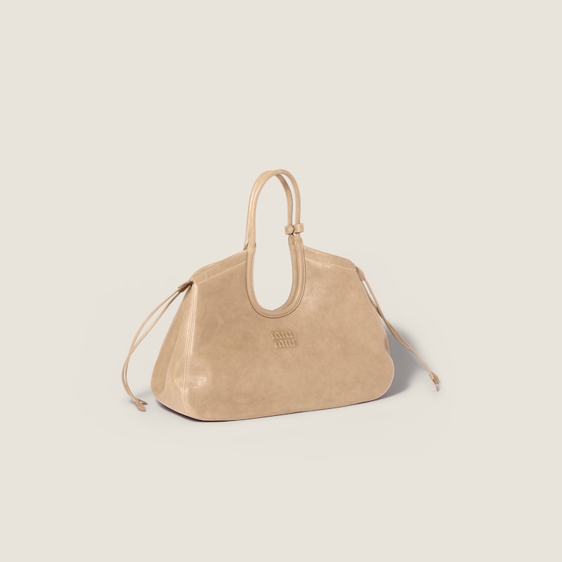 Ivy nappa leather shopping bag