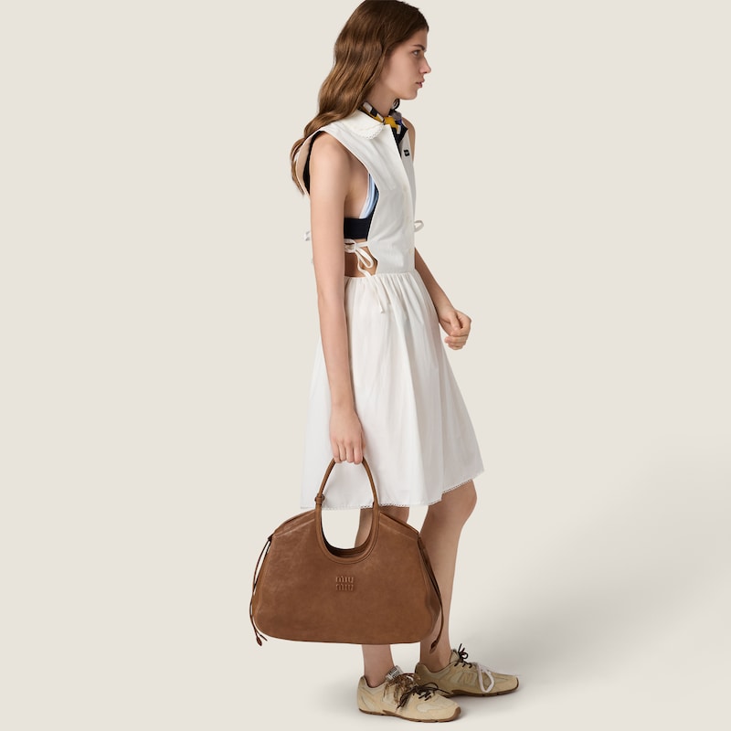 Ivy nappa leather shopping bag