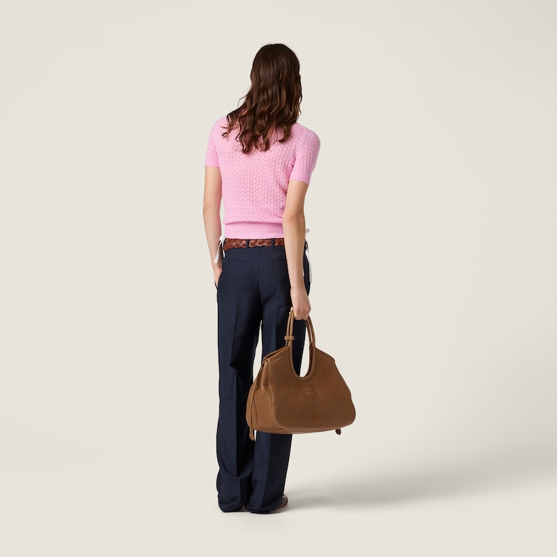 Ivy nappa leather shopping bag