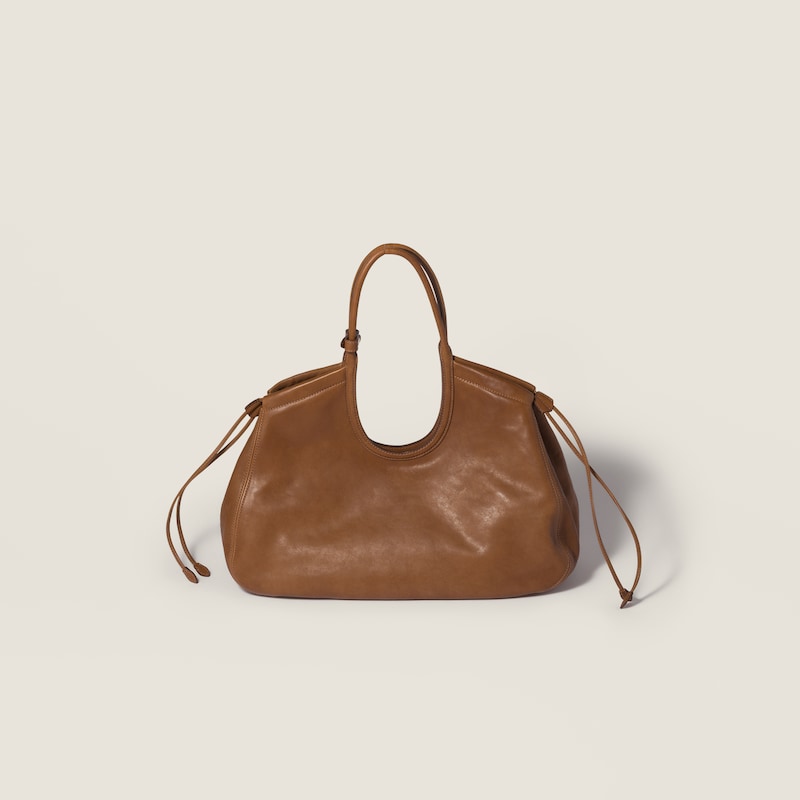 Ivy nappa leather shopping bag