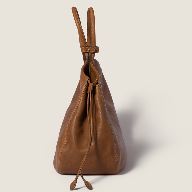 Ivy nappa leather shopping bag