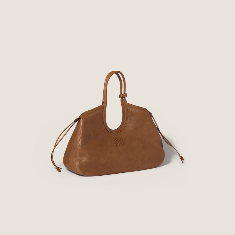 Ivy nappa leather shopping bag