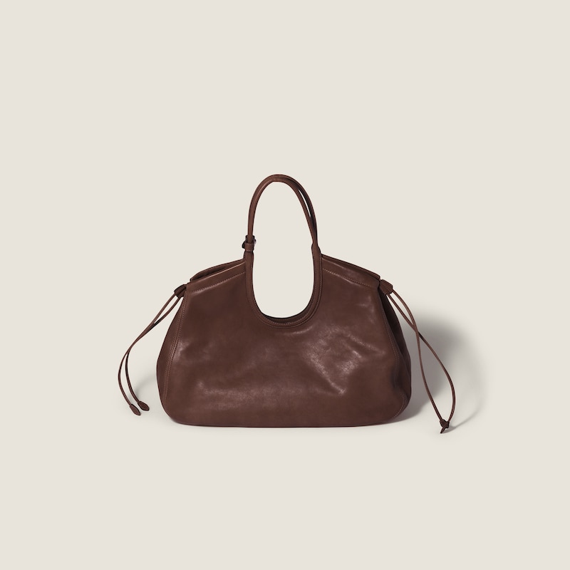 Ivy nappa leather shopping bag
