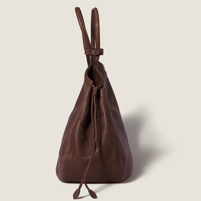 Ivy nappa leather shopping bag