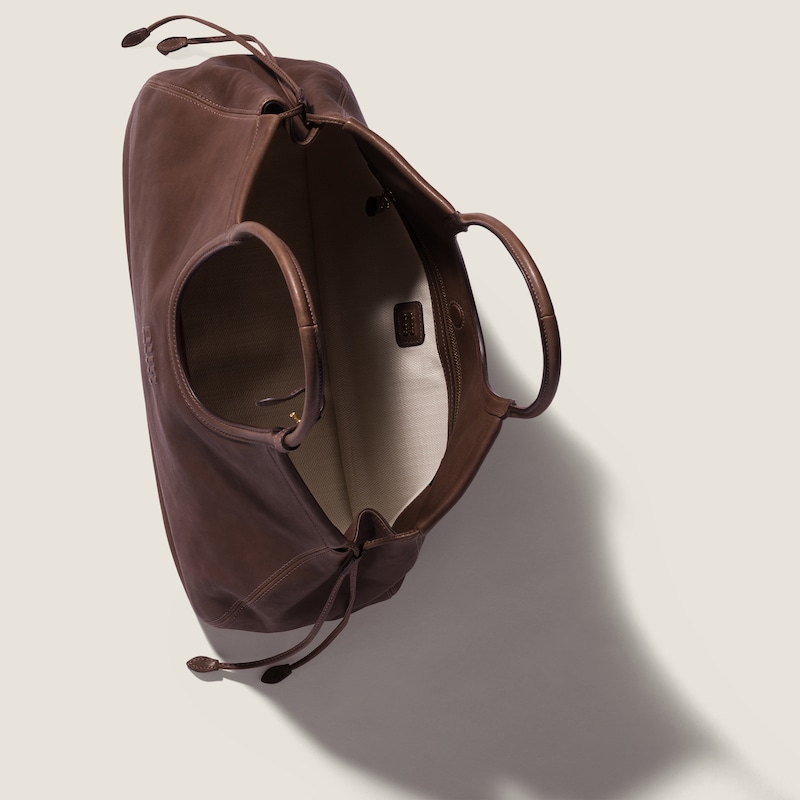 Ivy nappa leather shopping bag