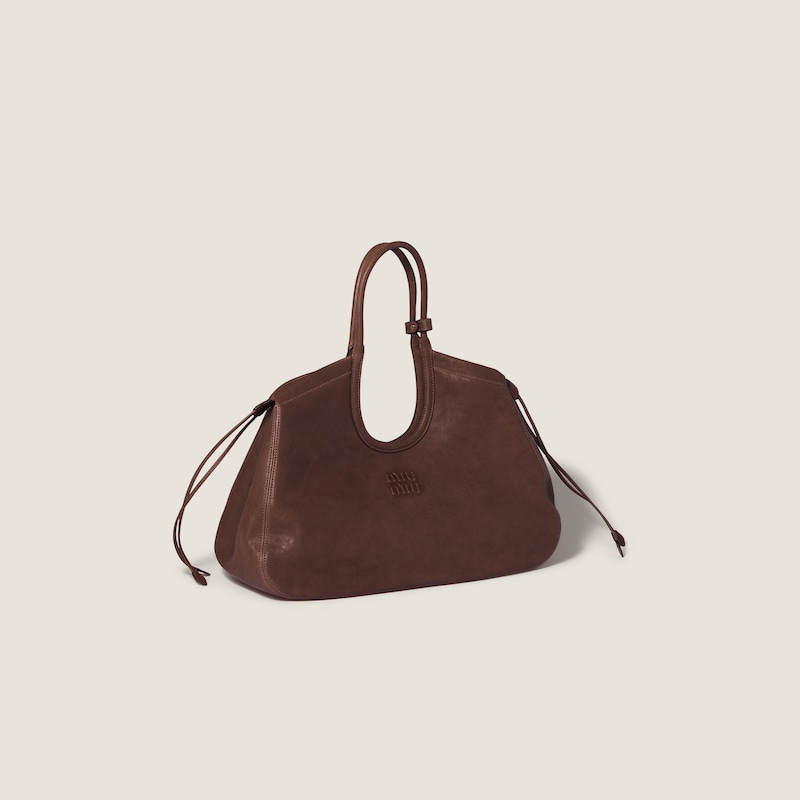 Ivy nappa leather shopping bag